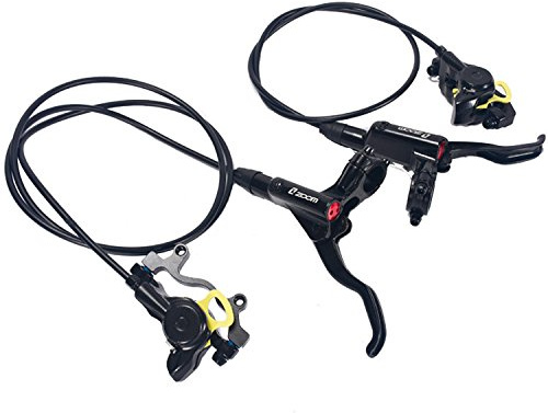 Zoom- HB-875 hydraulisk skivbroms fram och bak 750 mm & 1400 mm BMX MTB-set, svart