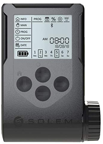 Programador riego a Pilas Solem WooBee 6 Estaciones con Bluetooth