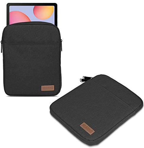 NAUCI Sleeve Hülle kompatibel mit Samsung Galaxy Tab S11 S10 S9 / FE A9 Plus S8 S7 S6 Lite Tablet Tasche Schutzcover Schutz Case Cover bis 11 Zoll, Farbe:Schwarz