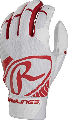Rawlings Unisex – Kinder BR51BY-S-89 Baseball-Schlaghandschuhe, scharlachrot, Medium