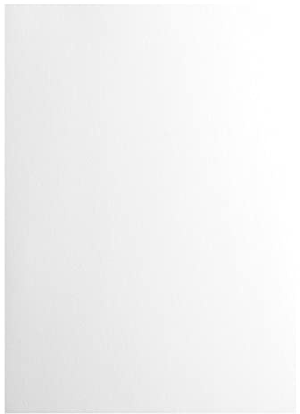 Florence Papier Cartonné Blanc Lisse - A4-10 feuilles - 216 g/m² - Papier pour Scrapbooking, Carterie, Perforation et Faire Part de Mariage