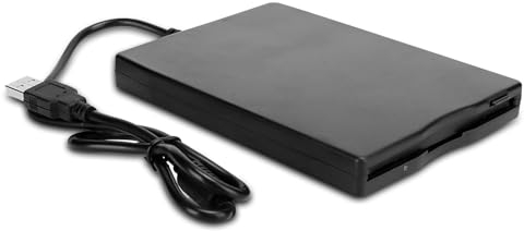 720KB Portable Floppy Drive, 3.5 USB Floppy Disk Drive Cable 58cm/22.8in Removable Card Reader Ultra-Slim External Floppy Disk Reader for Win 10 / 7 / VISTA / Win 8 / ME / 2000 / SE / 98