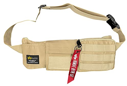 Alpha Industries Unisex Crew Utility Bag Gürteltasche Tasche, Sand