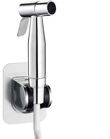 BiaoTeng doccetta bidet a mano bidet portatile kit doccetta bidet per wc universale bidet per wc incorporato Per Lavabo Da Bagno Staffa Per Tubo Telescopica Da 3 M,spazzolato