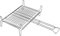 GMR Trading Griglia Doppia BBQ - Graticola da Barbecue con Piedi, Acciaio Cromato, Resistente e Robusta, Made in Italy, 15x27x37cm, Ideale per Campeggio e Giardino