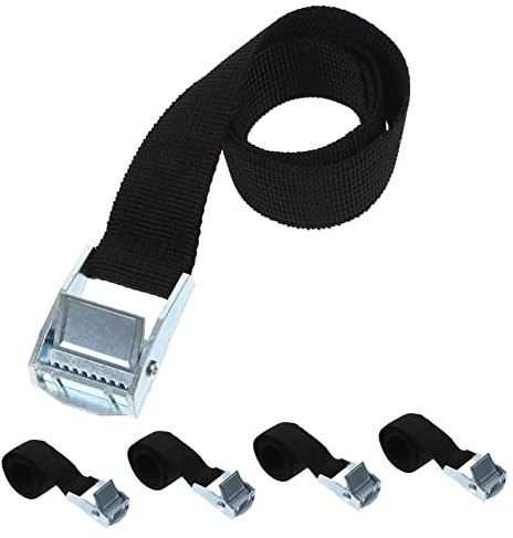 5 Stück Ratschengurte, verstellbare Gurte, Mini-Ratschengurte, kleine Ratschengurte, Frachtgurte, Spanngurte, robuste Spanngurte, Bungee-Seile, Gurte für LKWs, Bungee-Gurte für Gepäck, Schnalle