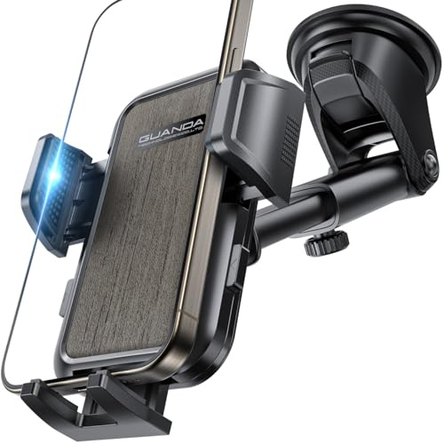 2024 Nuevo Soporte Movil Coche Salpicadero,Sujeta Moviles Coche Ventosa Adhesivo Fuerte Para Parabrisas, Porta Móvil Coche 360​​°Giratorio, Soporte Telefono Coche Para iPhone Samsung Smartphones
