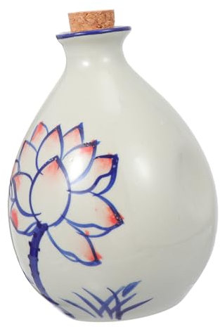 COLLBATH Multi-Functional Ceramic Wine Kettle Plug Wine Bottle for Making Decorative Holder