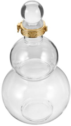 MAGICLULU Botella De Vidrio para Vino Porrón Vacío Decoración De Escritorio Resistente Al Desgaste