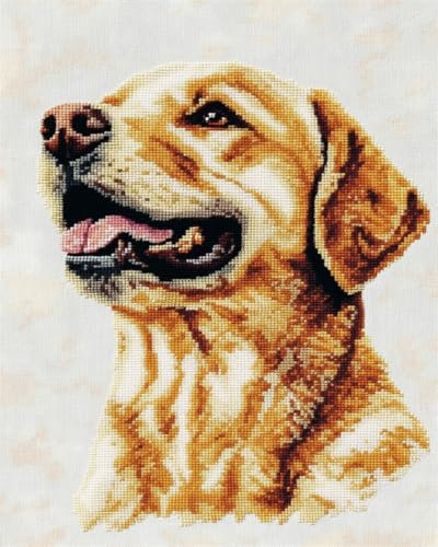 N.LANSHAN DIY Knüpfteppich Knüpfkissen-Set Mit Cartoon-Hunden，Tierporträts，Knüpfteppich-Set，Stickset，Knüpfteppich Für Anfänger，Bastelsets，Dekoration 80x115cm