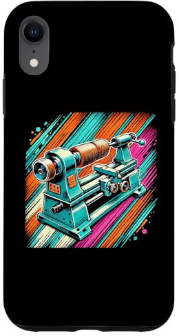 Coque pour iPhone XR Tourneur à bois coloré