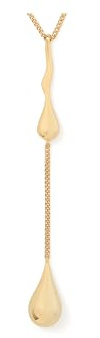 Kate Spade New York Molten Necklace, Clear/Gold