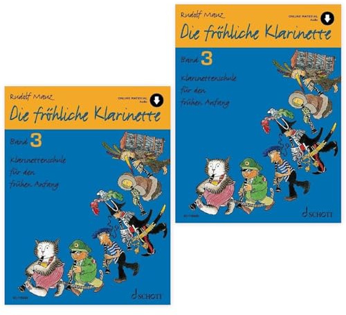 Die fröhliche Klarinette Band 3 |Doppelpack| Klarinettenschule | ED21503D | 9783795798932 | Korkpflegestifte