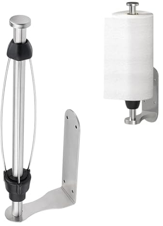 Küchenrollenhalter Ohne Bohren, Einhandreißen, Edelstahl Küchenutensilien, Unterschrank, Wand, Küchenrollen, Badezimmer, Silber, Selbstklebend Rollenhalter Für Küche Aufbewahrung & Organisation