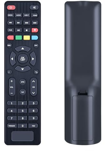 TRUCKON New Replacement Remote Control for Xoro DVB-T2 Digital Satellite Receiver HRT 8730 HRK7672 HRT 8729 HRT 8770 HRT 8772HRK 7670 HRK 7672 HRM 7670