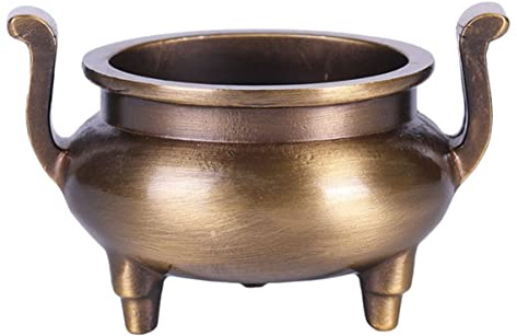 OSOLADY Weihrauchbrenner Aromabrenner Räuchergefäß-dekor Kupfer Weihrauch Brenner Stehen Kreative Räuchergefäß Aromatherapie-ofen Halter Ornament