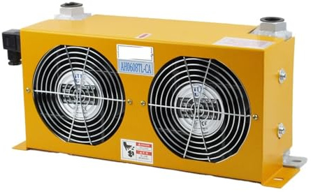 Hydraulic Air Cooler Cooled Oil Radiator AF Series Plate-Fin Aluminum Coolers 60L/MIN Versatile Applications(24V)