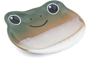Sass & Belle Mojave Frog Trinket Dish - Decorative Ceramic Jewellery Tray, Trinket Tray or Jewellery Stand for Small Accessories, Unique Design from Sass and Belle