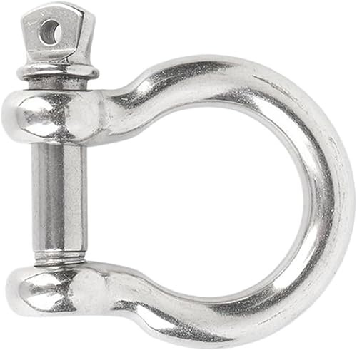 Grillo, Fibbia di collegamento con anello di sollevamento a U con grillo in acciaio inossidabile 304(M4(5pcs))