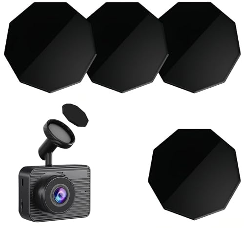 4-Pack Replacement Adhesive Metal Discs for Garmin Dash Cam – Strong Sticky Mounting Pads Compatible with Garmin Mini 2/Mini 3/45/46/47/55/56/57/65W/66W/67W, Windshield & Dashboard Mount Accessories