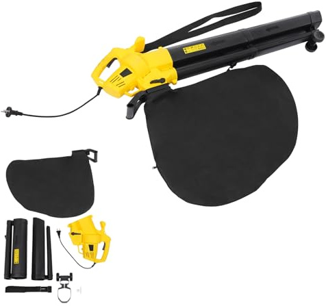 ROGONPDK Soffiatore elettrico a foglia da 35 l, soffiatore manuale da giardino, soffiatore da cortile, 3000 W, soffiatore per foglie, soffiatore elettrico, adatto per terrazze, balconi, cortili, ecc