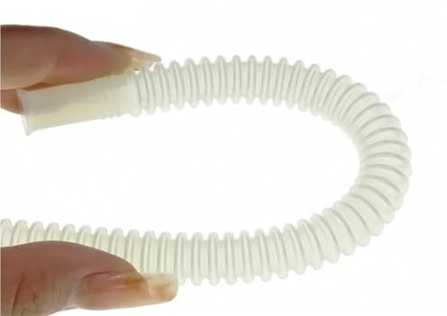 Weiße Farbe Nylon Rohr Fule Linie Faltenbalg Wellrohr Für Kraftstoff Pumpe Kunststoff Universal ID OD: 8 * 10 * 8 10 15 20 25 30CM Kraftstoffpumpensatz(10X8 100mm 5pieces)