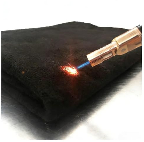 Manta de soldadura ignífuga, almohadilla aislante gruesa resistente al calor para soldadura y soldadura fuerte
