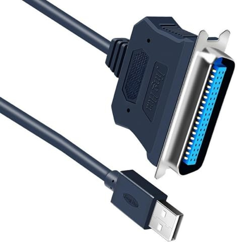 FHGSPQWM Cable convertidor de impresión USB a CN36 de 36 pines hembra, puerto paralelo, adaptador USB macho para dispositivos, accesorios, adaptador de impresora