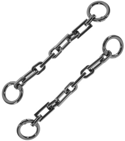HINTRMENT 2 St Kedjeförlängare för Handväska i Metall Elegant Remförlängare för Clutch och Axelväska Lättinstallerad Väska Förlängningskedja för Stil och Funktionalitet