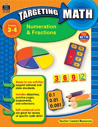 Numeration & Fractions, Grades 3-4 (Targeting Math)