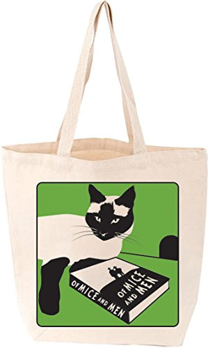 Of Mice and Men Cat Tote (Love Lit): LoveLit Tote Bag