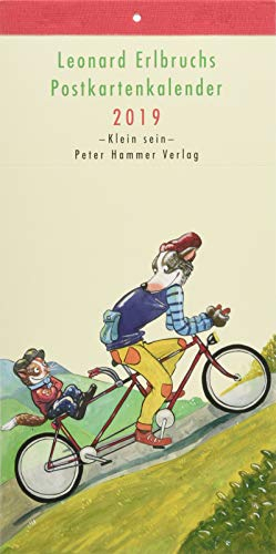Leonard Erlbruchs Postkartenkalender 2019: Klein sein