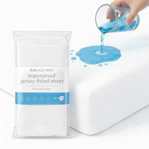 Wasserdichter Matratzenschoner 160x70 Babybett atmungsaktiv Frottee Schutzdecke
