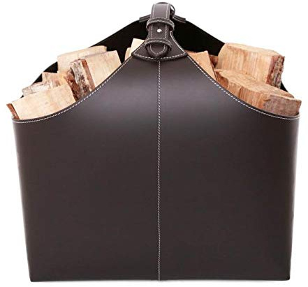 Ørskov Leder Kaminholzkorb Farbe Chocolate