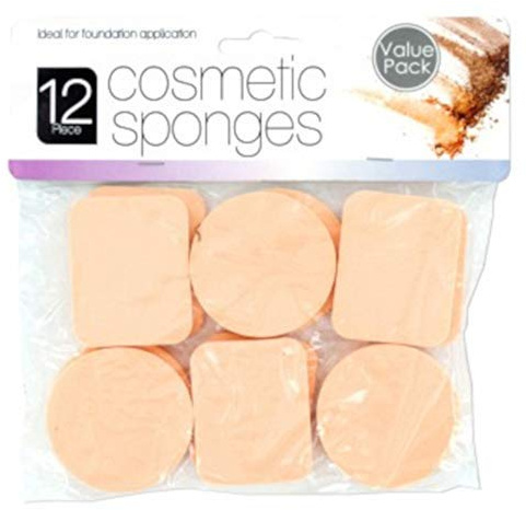 12-Pack Beauty Blender Makeup Sponges for Foundation I Latex-Free Beauty Blender Sponges I Face Sponge Makeup Blenders I Make Up Sponges for Foundation I Foundation Puffs Makeup Essentials for Women
