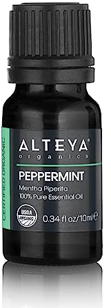 Alteya Bio Pfefferminzöl (Mentha Piperita) 10 ml - 100% USDA-zertifiziertes reines natürliches ätherisches öl