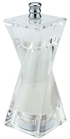 ILSA Vogue Macinapepe Macinasale colorato Design Elegante Bianco macina in Ceramica Regolabile cm 11