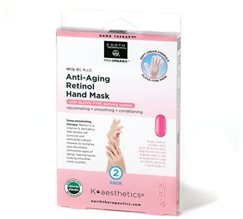 Earth Therapeutics Retinol Hand Mask 2 Pack