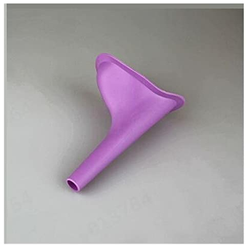 Urinarios portátiles Mujer embudo urinario viajes al aire libre acampado portátil femenino urinario silicona suave dispositivo de orina de orina de pie orina for al aire libre para hombres mujeres