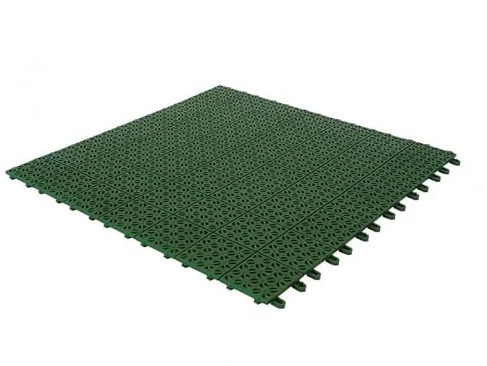 Giordanoshop Set 6 Piastrelle Flessibili in Plastica 55,5 x 55,5 cm da Esterno Drenanti e Autobloccanti