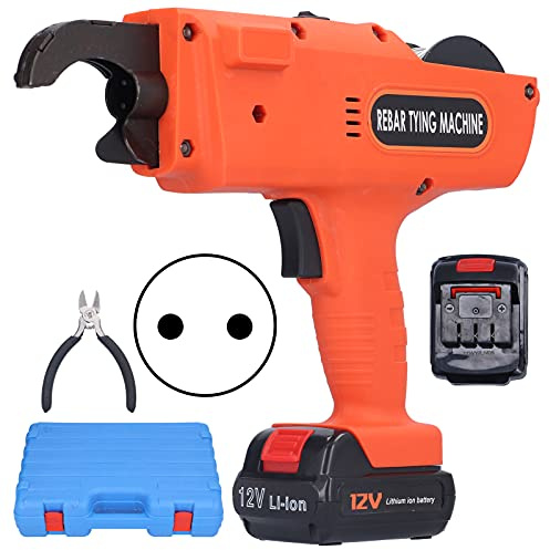 Hyuduo Elektrische Bindemaschine, Vollautomatisches Stahlumreifungsgerät, 100-240V, Kohlenstoffstahl, für Bewehrungsstahl und Aluminiumbarren