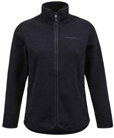 Peak Performance Damen Pile Zip Jacke, black, L