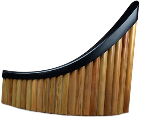 Panflöte instrument Panflöte Für Die Rechte Hand, G-Taste, Abnehmbares Tablett, Originalfarbe, Holzblasinstrument, Handgefertigte Panflöte, 22 Röhren