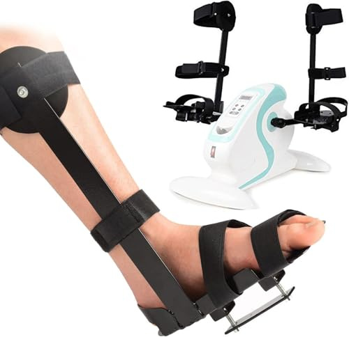 Tobilleras para piernas y escaleras, Tobillera Soporte de Máquina de Rehabilitación Eléctrica Soporte para Fisioterapia Electrónica y Rehabilitación Pedal de Bicicleta Entrenador Motorizado