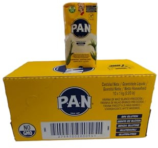 HARINA - PAN - CAJA DE HARINA PAN DE MAIZ BLANCO PRECOCIDA - 1 KG - 10 UNIDADES