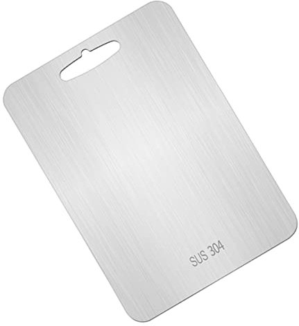 Cabilock 1pezzi Tagliere Pratico in Acciaio Antiruggine e Resistente Base Per Taglio Da Cucina Utensili Per Impastare Facile Da Lavare