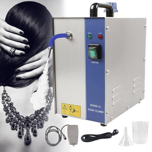 XBDLYQBD Limpiador a Vapor Profesional para Joyas (presión de Vapor de 4 kg), máquina limpiadora a Vapor para Joyas de Oro y Plata de 135 ℃, para Estudios de joyería y talleres de reparación de Joyas