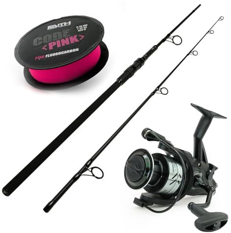 Faith X-Stalk Hybrid Set 9Ft 2.75lbs - Angelengel Set - Angelengel mit Angelrolle - Angelschnur - Karpfen Set