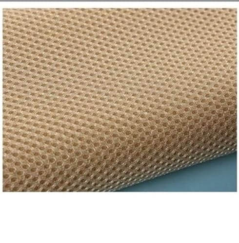 Dammduk för högtalare, Högtalarnättyger Ljudlåda Hygrolon Tjock Andningsbar 150 cm Bredd 2 mm Tjocklek(Beige,100CMX150CM 180 GSM)