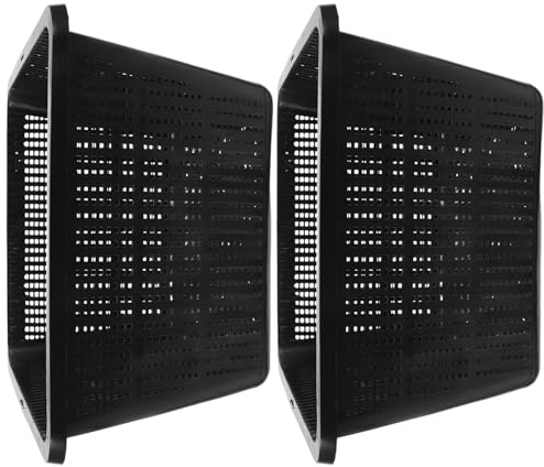 DECOMELODY 2 Piezas Cestas Hidropónicas Portátiles de Plástico para Cultivo sin Suelo Macetas Acuáticas Ligeras y Móviles para Plantas Interiores y Jardines Hidroponía